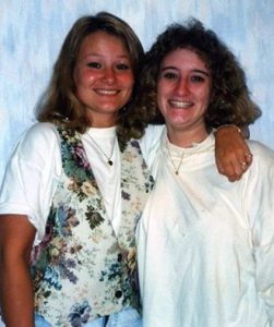 Me and my sweet high school bestie, Tracy Burger